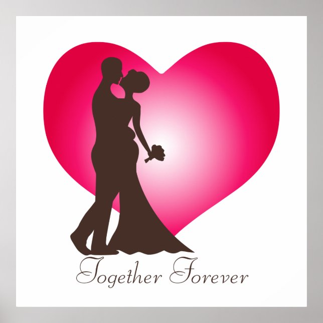 Póster Casal recém-casado (Frente)