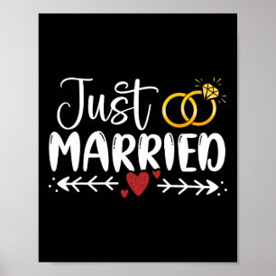 Poster Casal recem casados Nova Noiva E Casamento De Noit