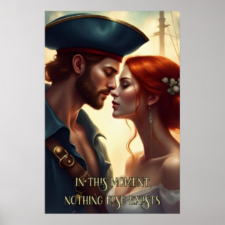 Poster Casal Romântico Pirata - Neste Momento, Nada