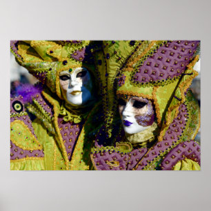 Póster Casal Venetian colorido
