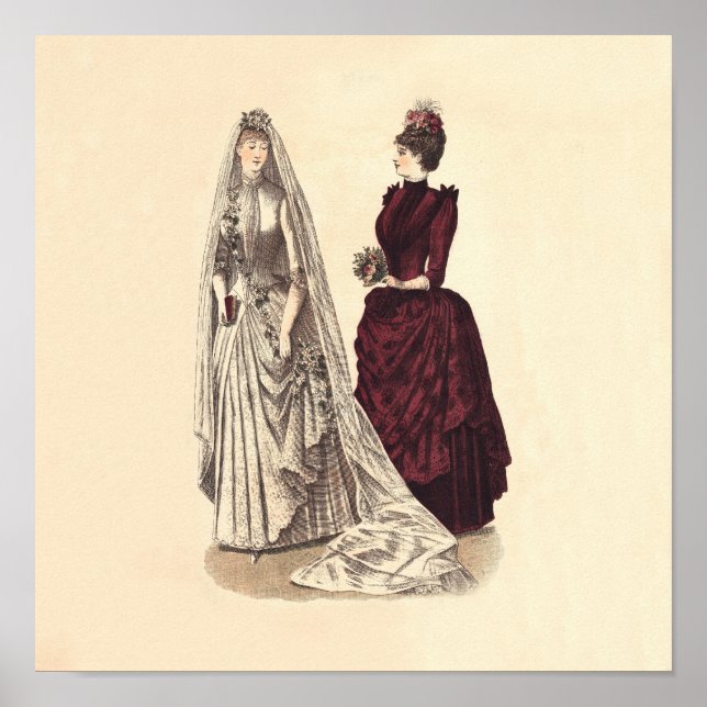 Poster Casamento Antiquado (Frente)