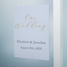 Poster Casamento Azul Opulento