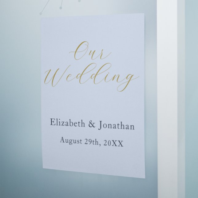 Poster Casamento Azul Opulento (Criador carregado)