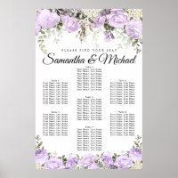 Casamento com 7 Mesas de Roxo Grande