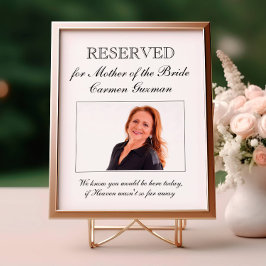 Poster Casamento da Cadeira de Memória da Noiva