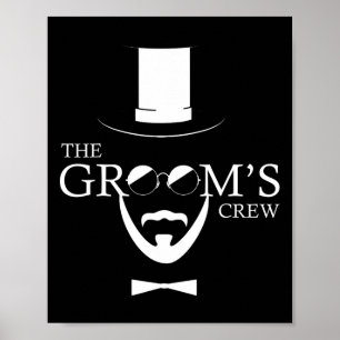 Poster Casamento da tripulação do noivo