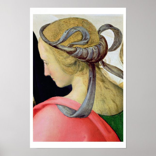 Póster Casamento da Virgem, detalhe mostrando um dos (Frente)