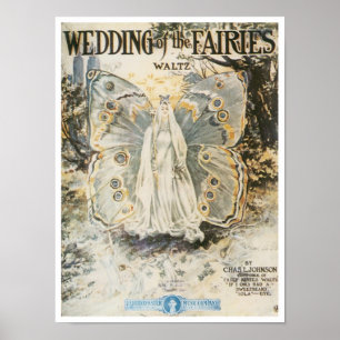 Póster Casamento das Fadas