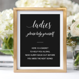 Poster Casamento De Banheiro Para Mulheres Negras