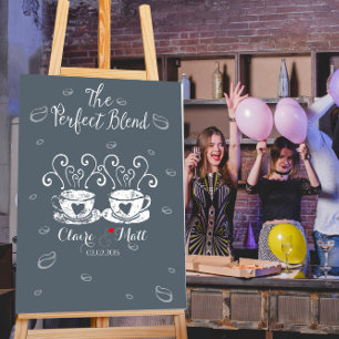 Poster Casamento de café cantando Alternativo de livro co