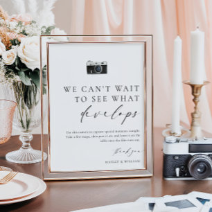 Poster Casamento de Câmara Mínima Descartável Ellesmere M