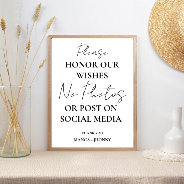 Poster Casamento de cerimônia desconectado sem fotos e mí (Criador carregado)