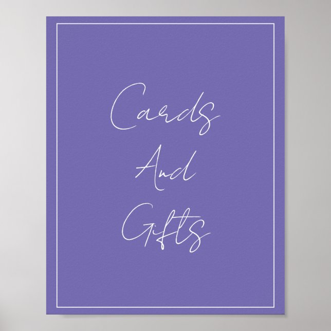 Poster Casamento de Chá de panela Elegante Simples Periwi (Frente)
