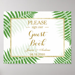 Poster Casamento de Elegante Na moda Bracken