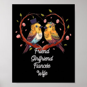 Poster Casamento de Fidelidade de Namorada Fiancee Fiance