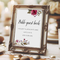 Casamento de Flores de Borgonha do Livro bíblia