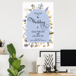 Poster Casamento de Flores Silvestres