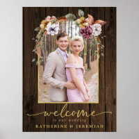 Casamento de Foto do Arco Floral de Madeira Rústic