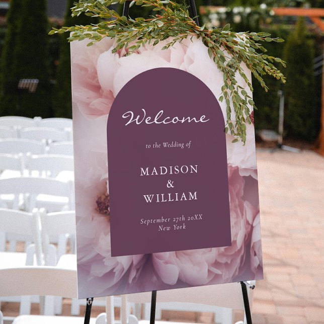 Poster Casamento de Roxos Roxos Clássicos Elegantes (Criador carregado)