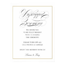 Casamento de Sinal de Cerimônia Não Conectado com