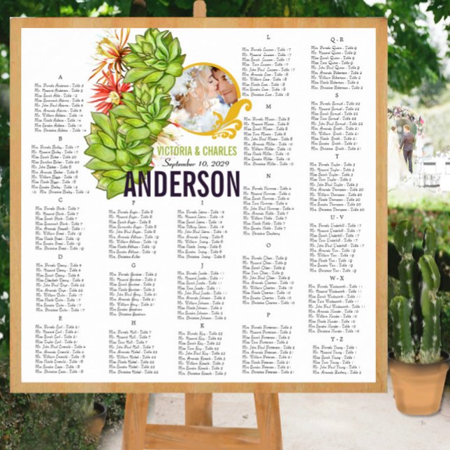 Póster Casamento de Tipografia Moderna Suculenta Lima Ama (To see frame and mat pricing,  please choose your options.)