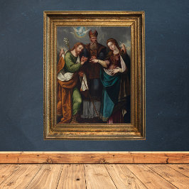 Poster Casamento do Casamento Cristão Virgem Religioso