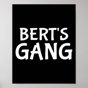 Poster Casamento do partido Bert Bachelor com o primeiro