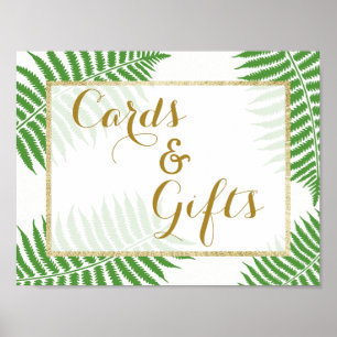 Poster Casamento Elegante e com Estilo de Samambaia