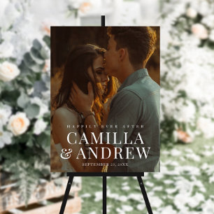 Poster Casamento Elegante Foto Moderna