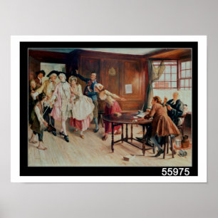 Poster Casamento em Fleet Street, 1898 (óleo em canvas)
