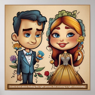 Poster Casamento encontra alguém que concorda com a sua