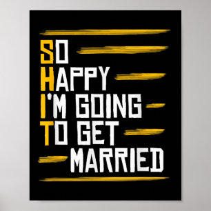 Poster Casamento Engraçado Presente Hilarious Casamento n