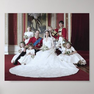 Poster Casamento entre o Príncipe William e Catherine Mi