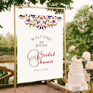 Poster Casamento Floral Botânico Artístico de Luxo Paisle