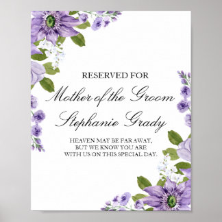 Poster Casamento Floral De Aquarela De Jardim De Verão Re
