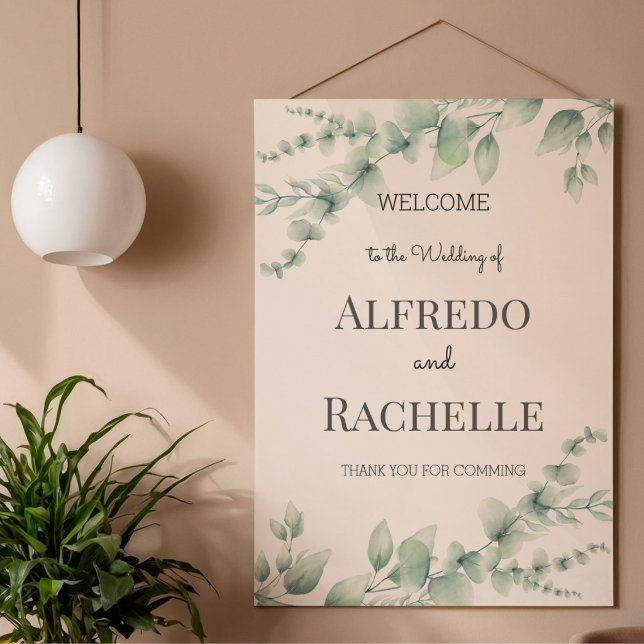 Poster Casamento Floral de Jardim de Verão (Criador carregado)