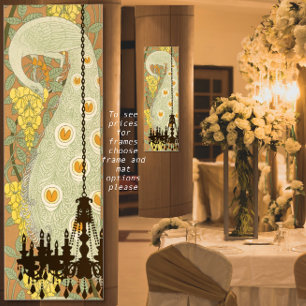 Póster Casamento Gatsby de Peacock Roaring 20