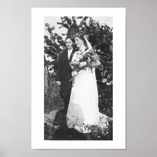 Poster Casamento Lésbico Circa 1920