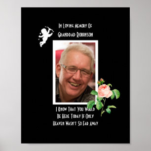 Poster Casamento Memorial Ausência de Ente Querido