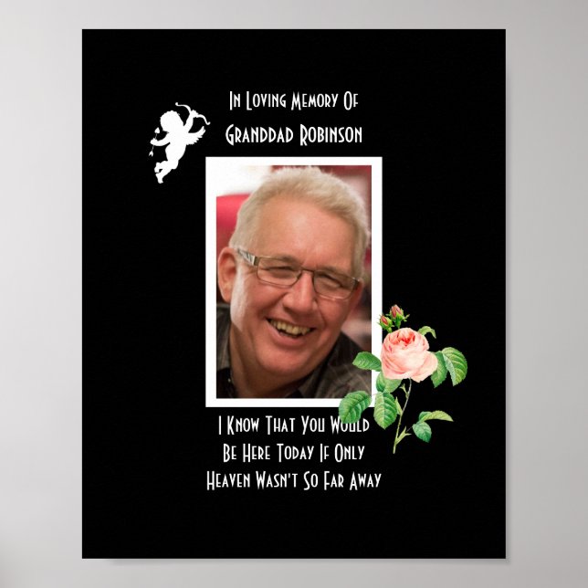 Poster Casamento Memorial Ausência de Ente Querido (Frente)