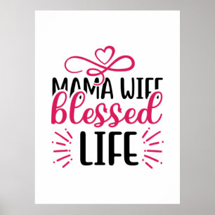 Poster Casamento, Mulher Abençoada