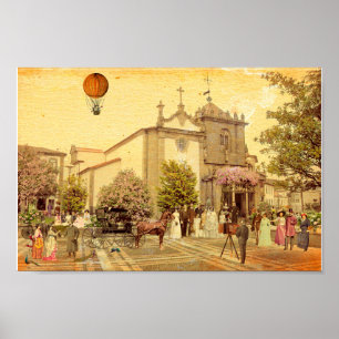 Poster Casamento na Capela da Coimbras. Braga - Portugal