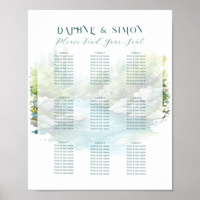 Poster Casamento na Montanha Nebulosa (Frente)