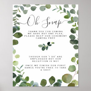 Poster Casamento Não Conectado Eucalyptus, Geração de Scr