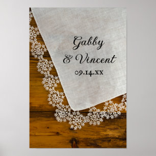 Poster Casamento no Celeiro de Renda Country