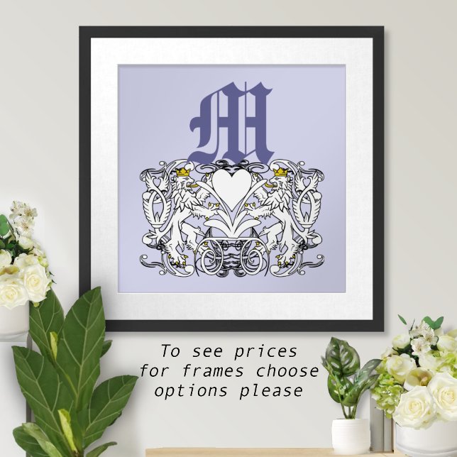 Poster Casamento Renascença Leão Rampante (Criador carregado)