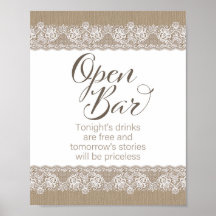 Casamento Russo de Burlap e Lace, Sinal de Chá de