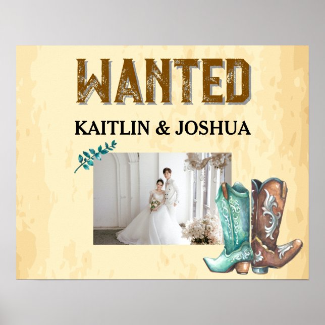 Poster Casamento Russo Ocidental 🤠 Foto Desejada (Frente)