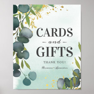 Poster Casamento Rustic Eucalyptus Gifts & Cards
