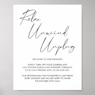 Poster Casamento Sem Ligação De Script De Caligrafia Pr